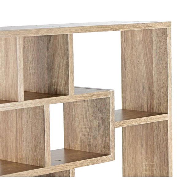 Libreria in legno design da parete - 8 vani