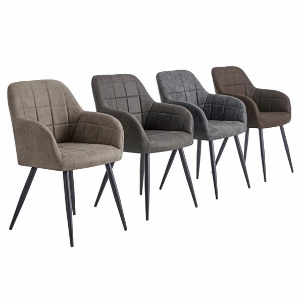 Sedie moderne colore grigio - Set da 2 - Ava