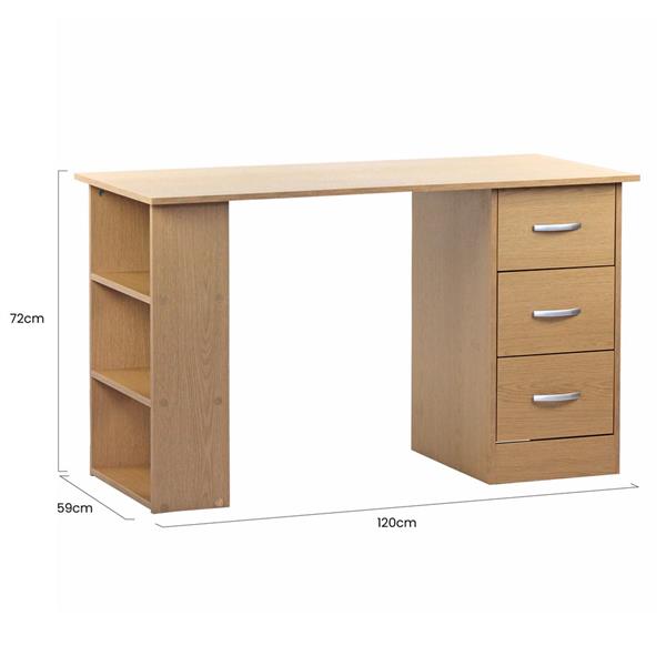 Scrivania per ufficio in legno chiaro