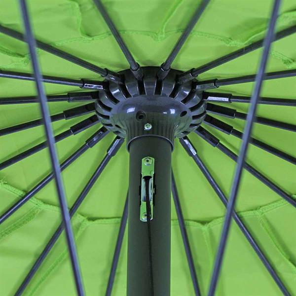 Ombrellone per esterno con palo centrale Atlanta verde
