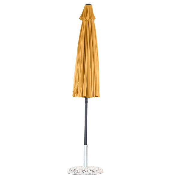 Ombrellone da terrazza con palo centrale Atlanta giallo