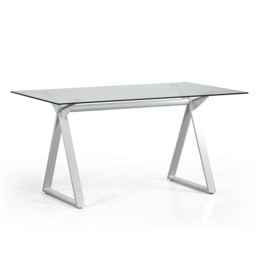 Tavolo da cucina in vetro 150x90 cm