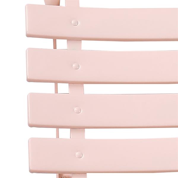Set tavolino e sedie da giardino pieghevoli salsa rosa Teresa
