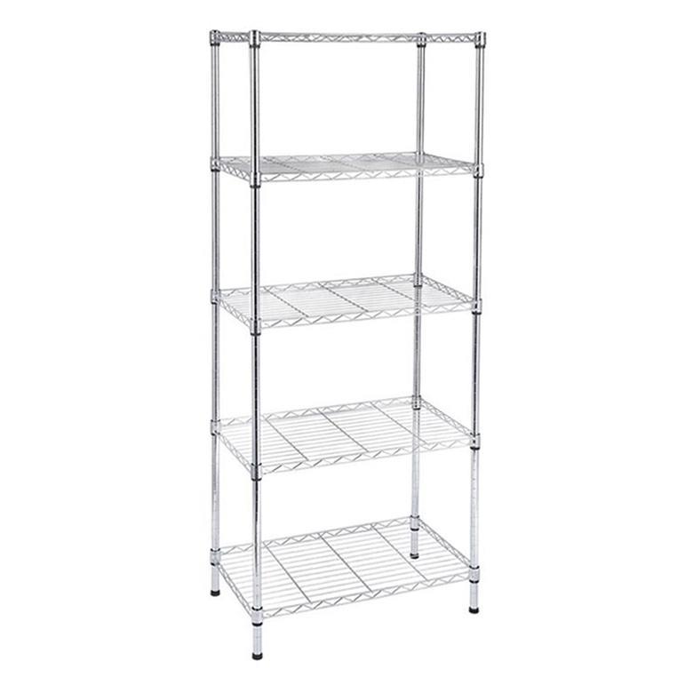Scaffalatura a 5 ripiani portaoggetti 150x60x35 cm