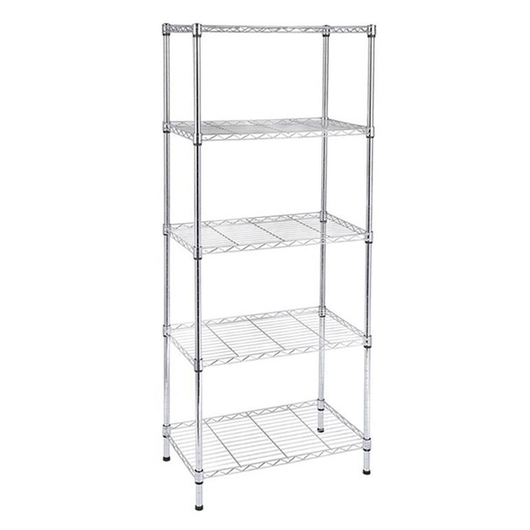 Scaffalatura a 5 ripiani portaoggetti 150x60x35 cm