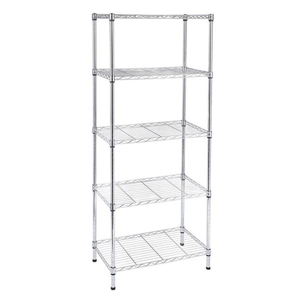 Scaffalatura a 5 ripiani portaoggetti 150x60x35 cm