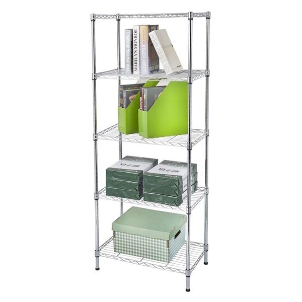 Scaffalatura a 5 ripiani portaoggetti 150x60x35 cm