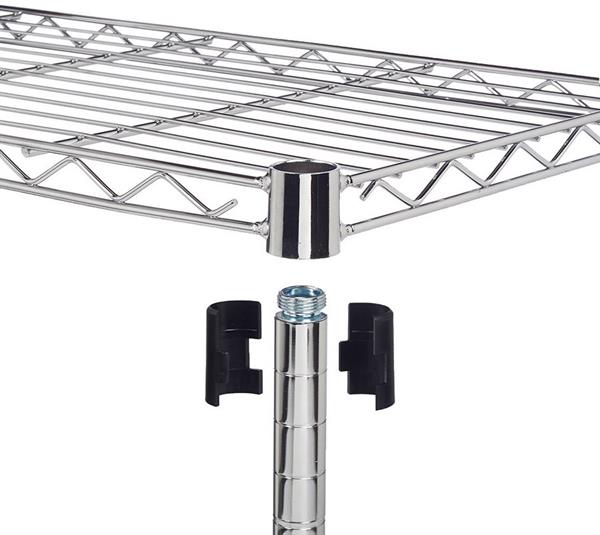 Scaffalatura a 5 ripiani portaoggetti 150x60x35 cm