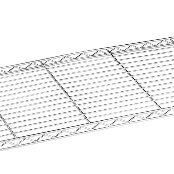 Scaffale in metallo cromato 3 ripiani 60x35x76 cm
