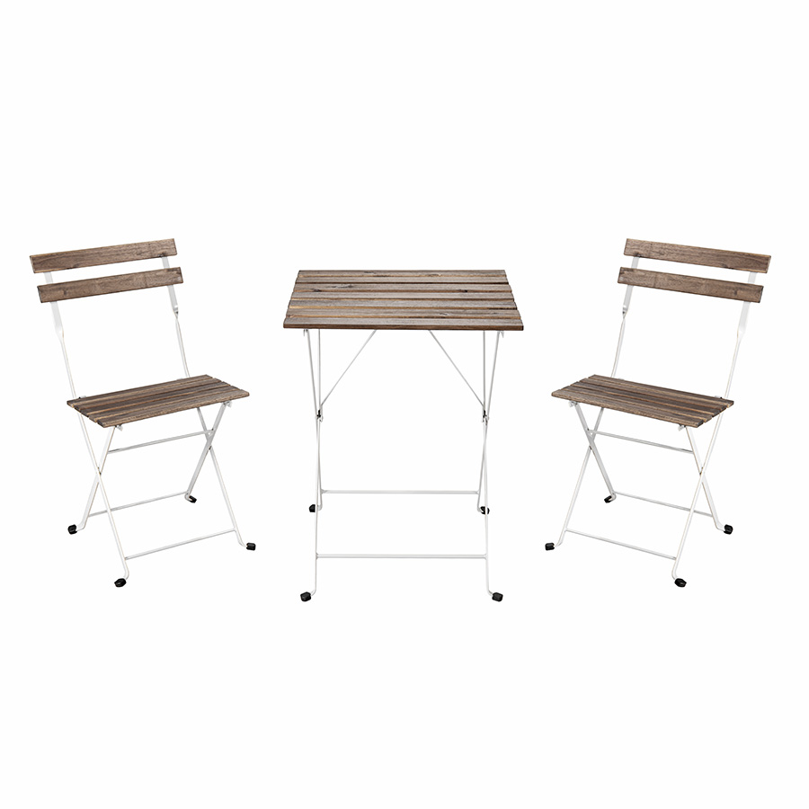 Set Tavolo Da Giardino Bistrot da 80 cm con 4 Sedie richiudibili flipper  Dimensioni Tavolo 80xh75 cm - Peso 19 kg struttura in trattato antiruggine  100x100 riciclabile colore grigio antracite