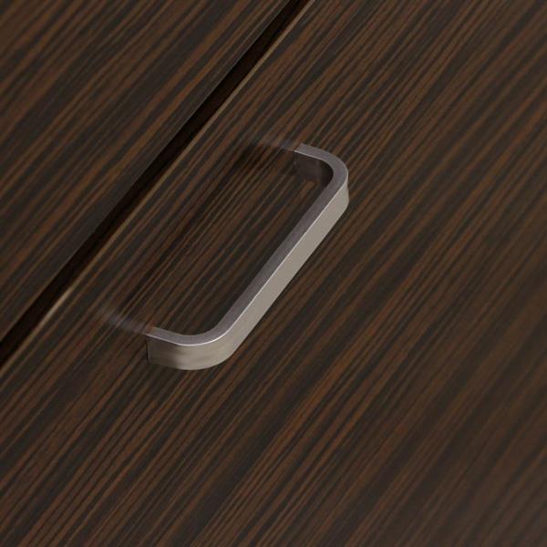 Scarpiera design 2 ante 63x80 cm in legno zebrano