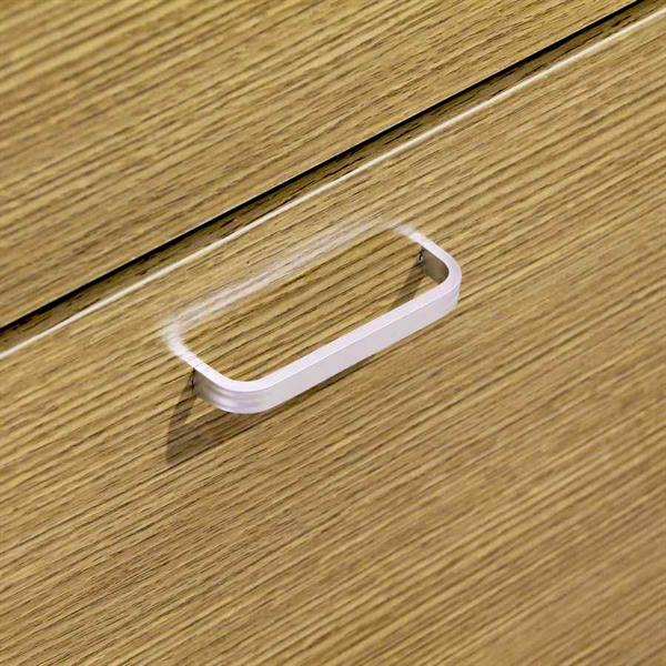 Scarpiera slim 2 ante 63x80 cm in legno rovere