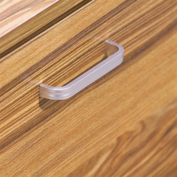 Scarpiera da ingresso 2 ante 63x80 cm in legno naturale