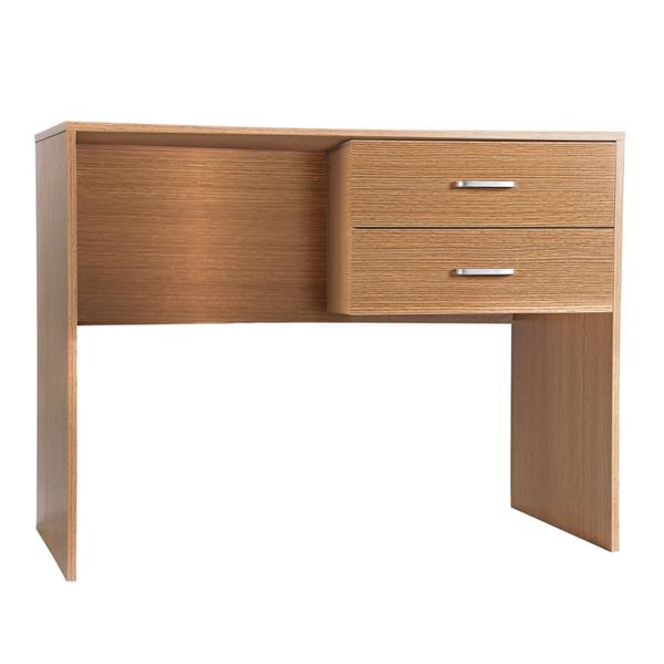 Scrivania per camera 2 cassetti 100x76 cm in legno rovere