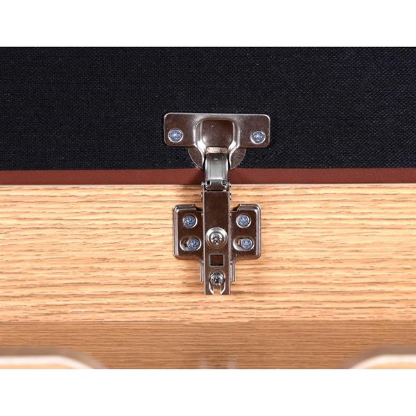 Panca scarpiera da ingresso 104x49 cm in legno rovere