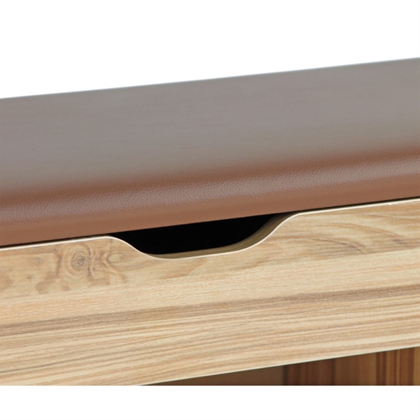 Scarpiera Da Ingresso, Mobile Salvaspazio In Legno, Scarpe, 3 Ante 119 5x74x25cm Briebe Bianco Nova 91989882