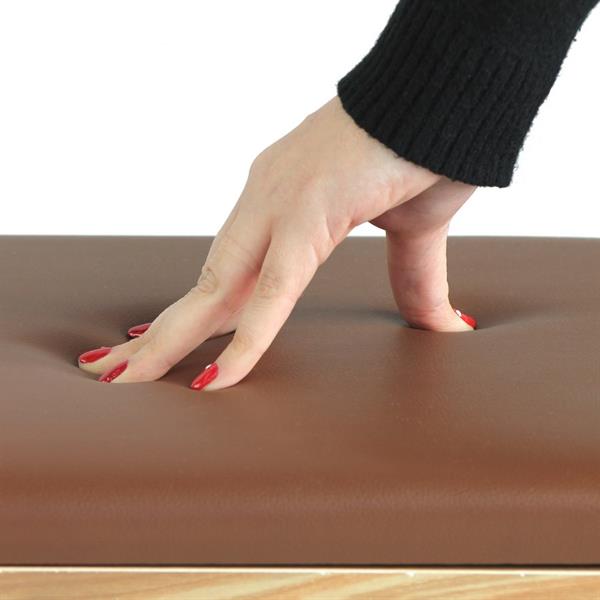 Mobiletto ingresso con scarpiera 104x49 cm in legno naturale