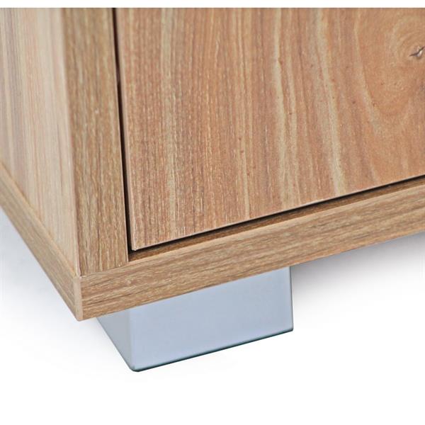Mobile multiuso 2 ante e 1 cassetto 63x95 cm legno naturale