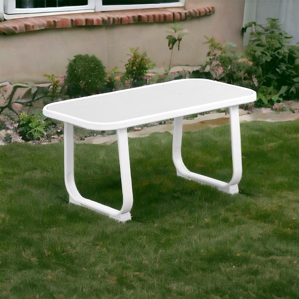 Salotto da giardino in acciaio Ecosteel bianco