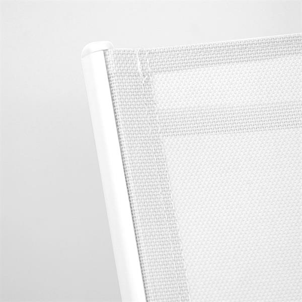Salotto da giardino in acciaio Ecosteel bianco