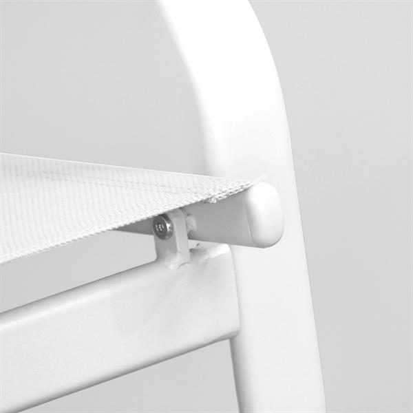 Salotto da giardino in acciaio Ecosteel bianco