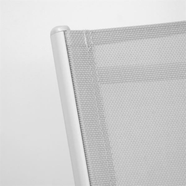 Set da giardino completo in acciaio Ecosteel grigio