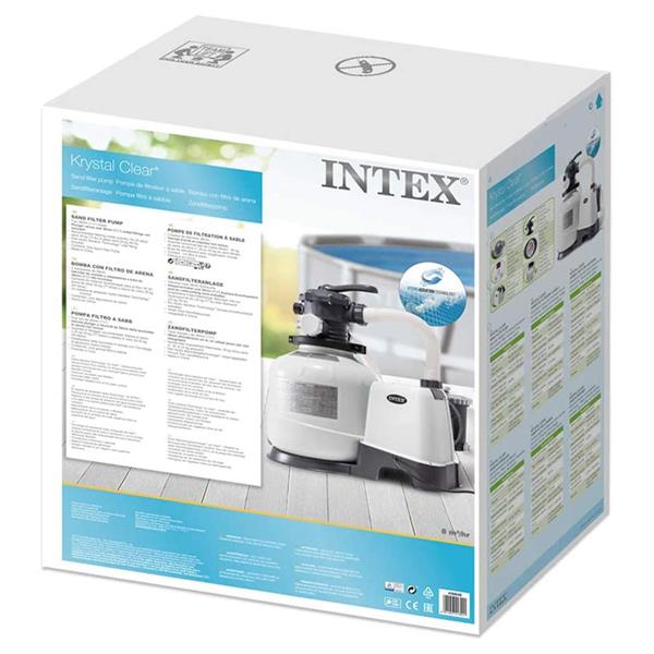 Pompa di filtraggio a sabbia per piscine 10500 lt/h Intex 26648