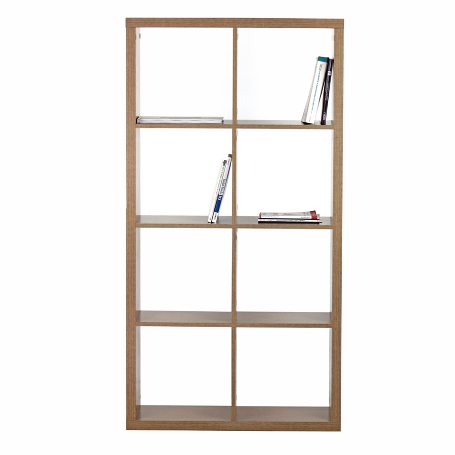 Libreria con 8 vani We Home in legno bianco opaco