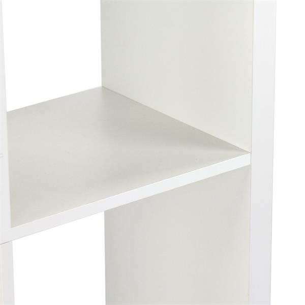 Libreria con 8 vani We Home in legno bianco opaco