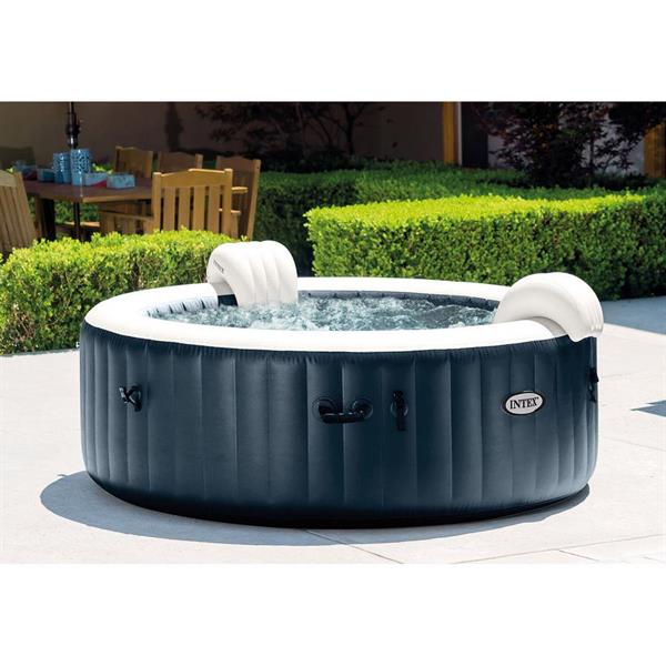 Piscina PureSpa Intex gonfiabile 6 persone blu navy