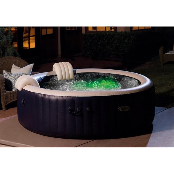 Piscina PureSpa Intex gonfiabile 6 persone blu navy