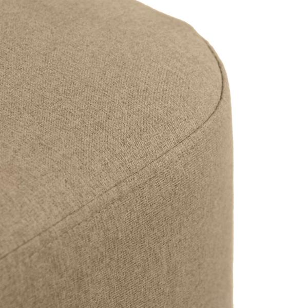 Pouf design in tessuto beige - Kate
