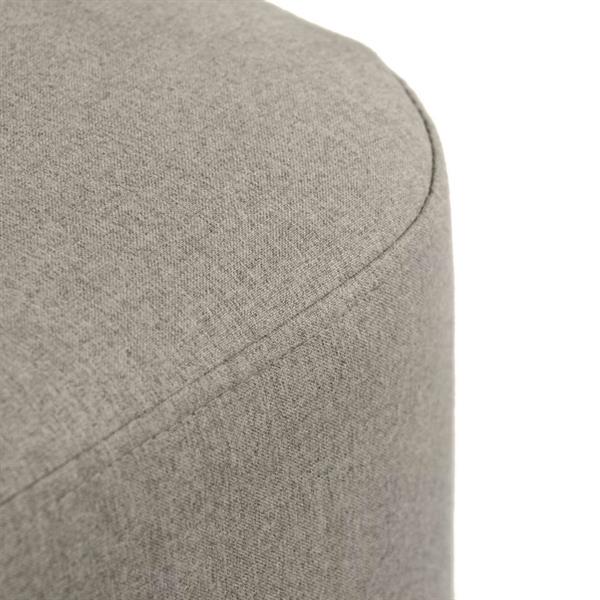 Pouf in tessuto quadrato grigio scuro - Kate