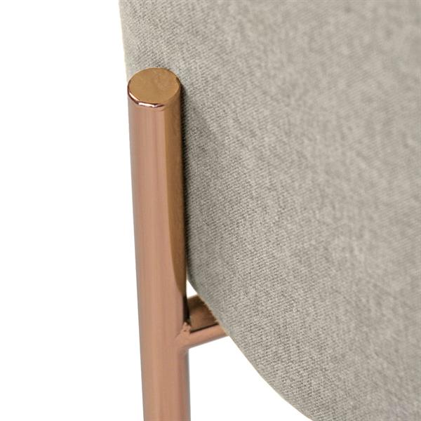 Pouf tondo 40x40 cm grigio scuro - Kate