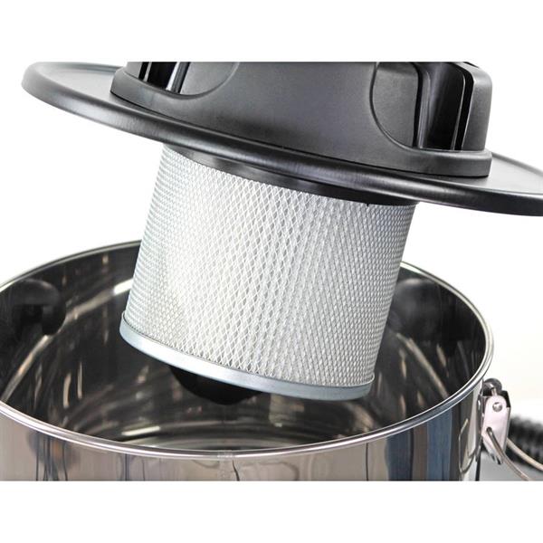 Bidone aspiracenere solidi e liquidi 18L 800W