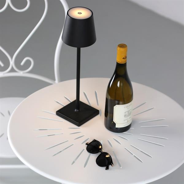 Set da giardino bianco 2 sedie pieghevoli 1 tavolino rotondo - Deco