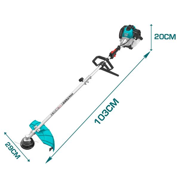 Decespugliatore da 42,7cc con 9000 giri/min