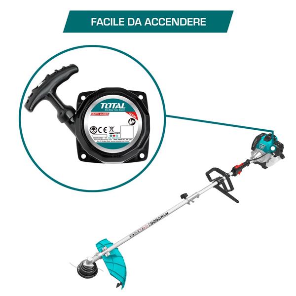 Decespugliatore da 42,7cc con 9000 giri/min