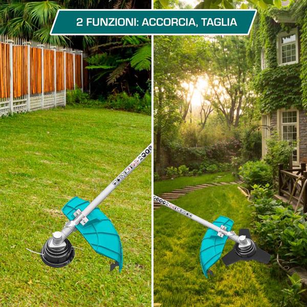 Decespugliatore da 42,7cc con 9000 giri/min