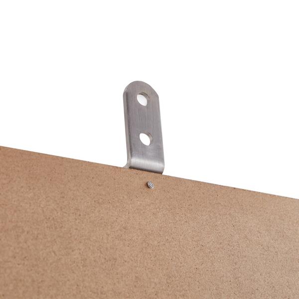 Libreria in legno bianca con piani sfalsati - Iken