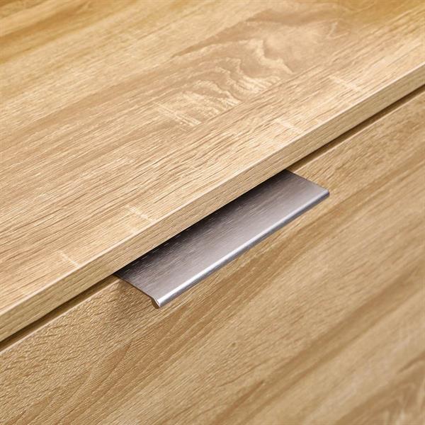 Scarpiera 3 ripiani effetto rovere 63x115 cm