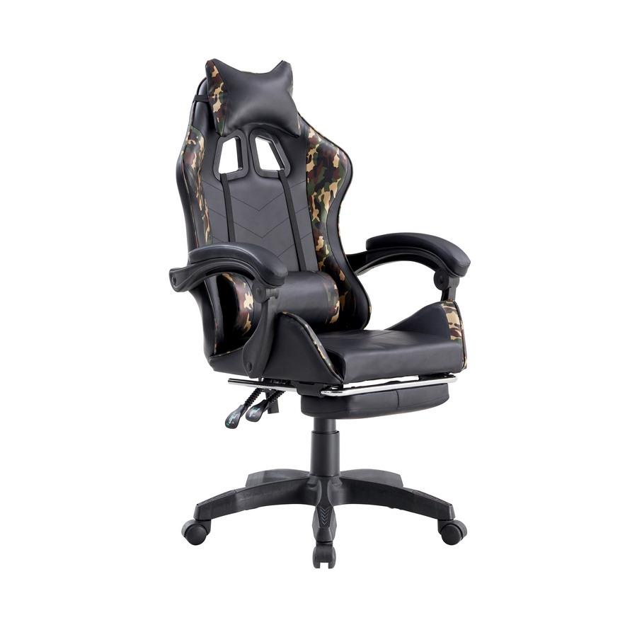 Sedia da Gaming racing reclinabile con braccioli - Camouflage