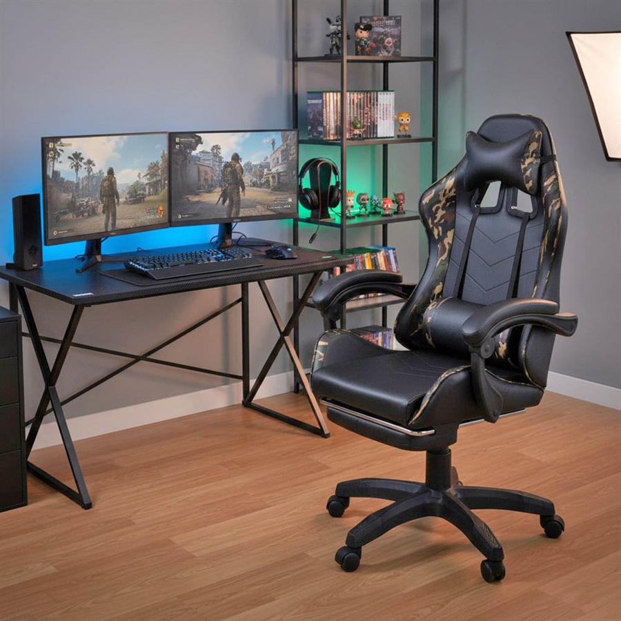 Coprisedia da Gaming 3 pezzi/set da ufficio con copertura for sedia da gioco con braccioli, rivestimento for sedia da computer rimovibile, antiscivolo, impermeabile, ispessito in velluto(Burgundy,L