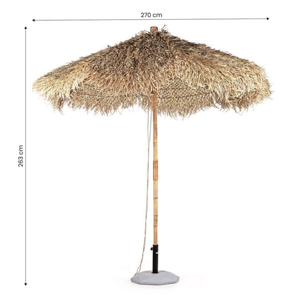 Ombrellone in bambù da giardino