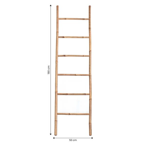 Scala in bambù decorativa 50x190 cm