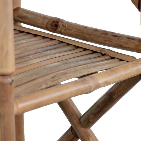 Scaffale in bambù 5 ripiani 35x35x152 cm