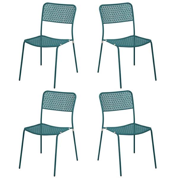 Set tavolo e sedie da giardino da 8 posti
