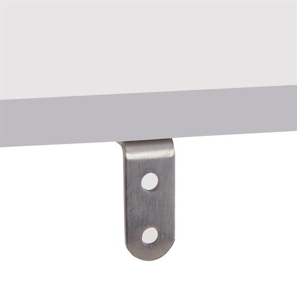 Libreria a scala in legno bianco opaco 145x145 cm - Stair