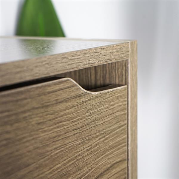 Scarpiera a 3 ante in rovere 63x115 cm