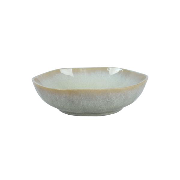 Servizio 18 piatti in ceramica design moderno verde pastello - Elen